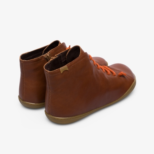 Camper Peu Ankle Boots Brown - Mens Singapore CFXARI-079